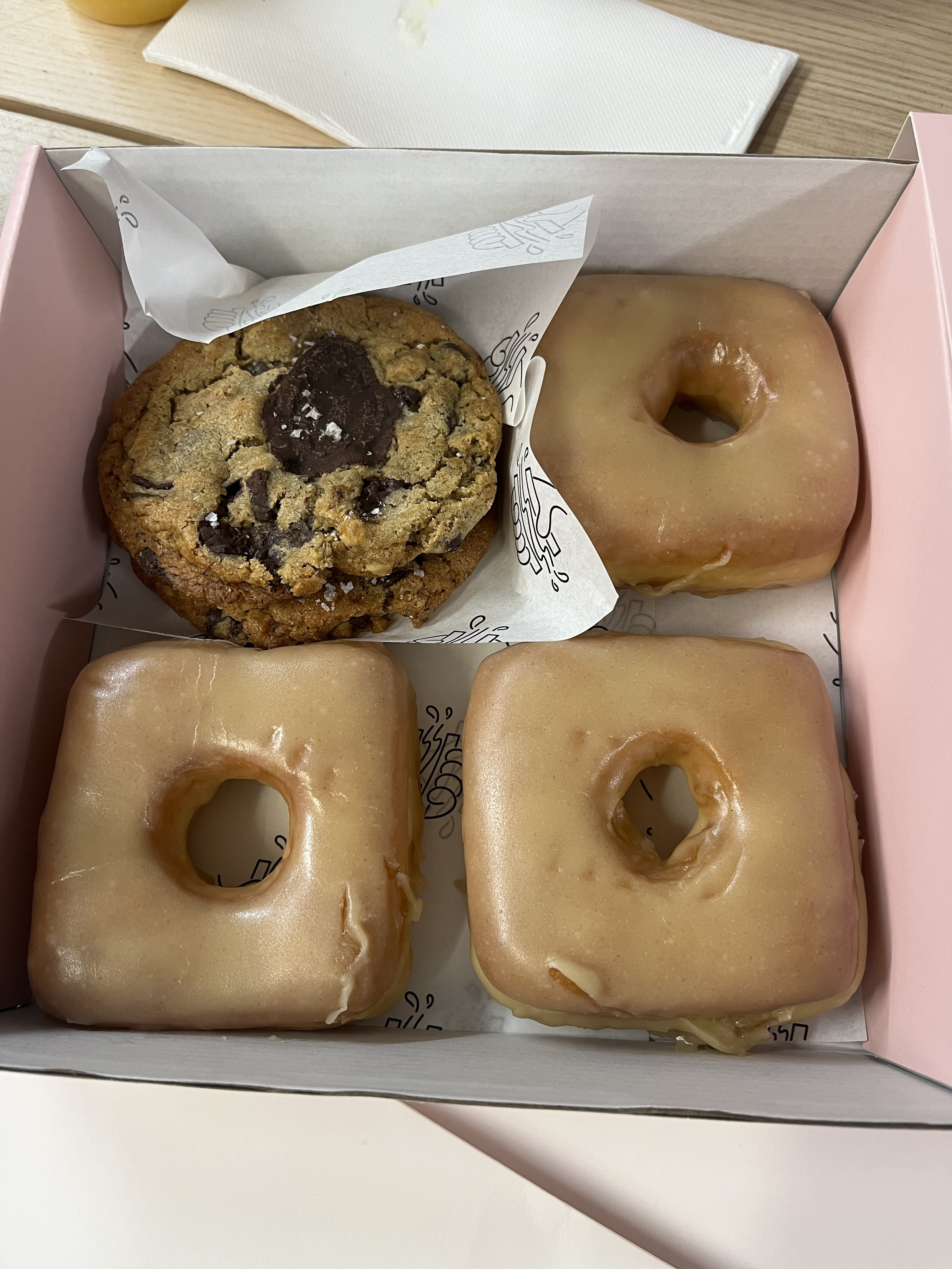 Square donuts (yum!)